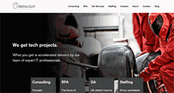 Desktop Screenshot of greenlightconsulting.com